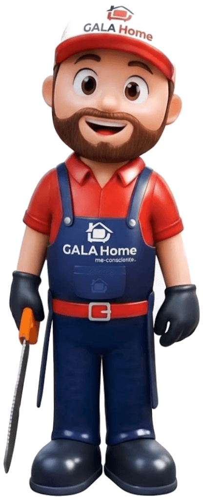 Miguelito, la mascota de Muebles Gala Home